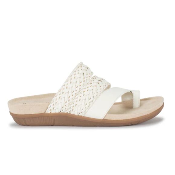 NEW Baretraps Women's Jonelle Flat Slide Sandal Size 10M White Slip On Comfort - Picture 7 of 8